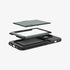 ACS04835 - iPhone 14 Pro Max Case Slim Armor CS in black showing the back